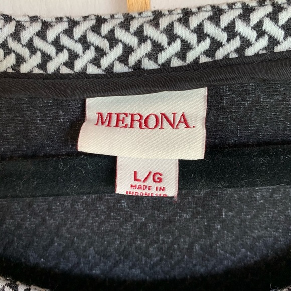 Houndstooth-Inspired Skater Dress - Picture 3 of 4